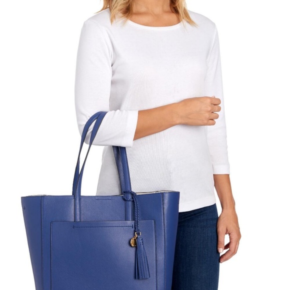 NWT COLE HAAN Natalie Leather Tote - Picture 6 of 8